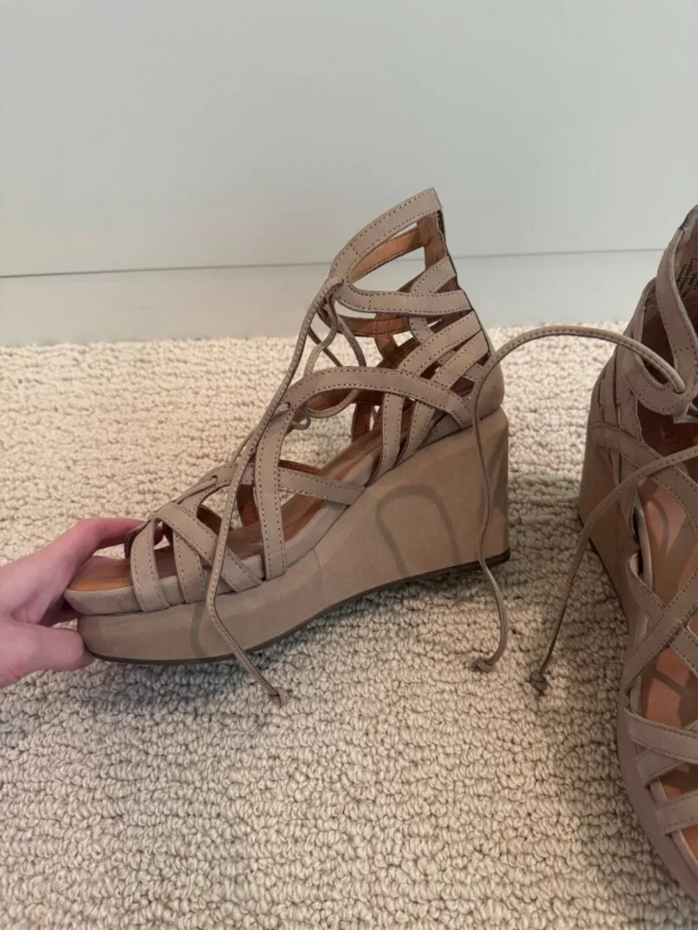 Gentle Souls Joy Platform Wedge Sandals *Flaw